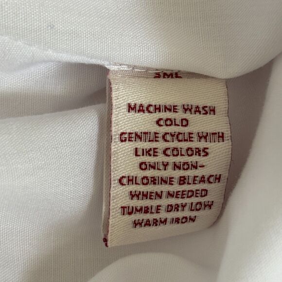 JM Collection Midi Skirt White Embroidered Lined Boho/ Prairie/ Cottage Core 16 - Picture 6 of 6